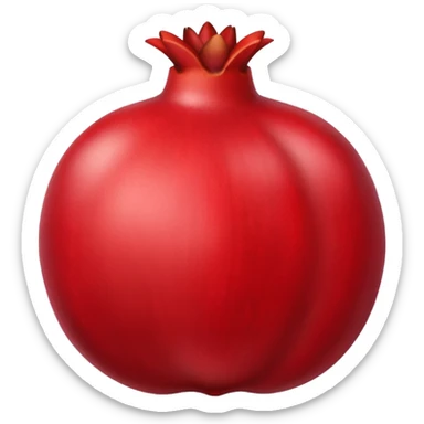 i want to create an emoji of pomegrenate sticker
