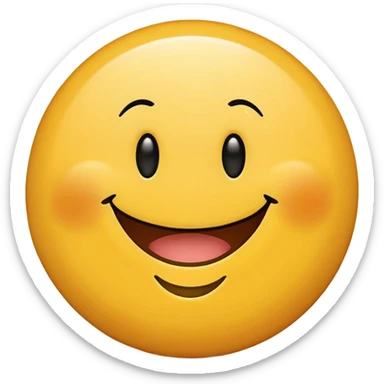 yellow circle smily with thanks message sticker