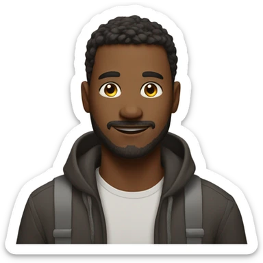 Guy comes home sticker