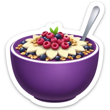 Acai bowl sticker