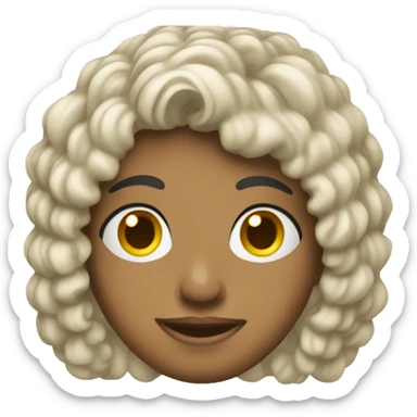 Güera with highlights  sticker