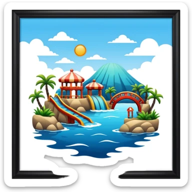 Ocean park sticker
