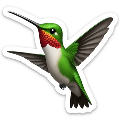 Hummingbird sticker