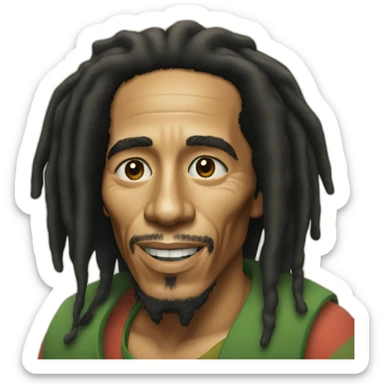Bob Marley  sticker