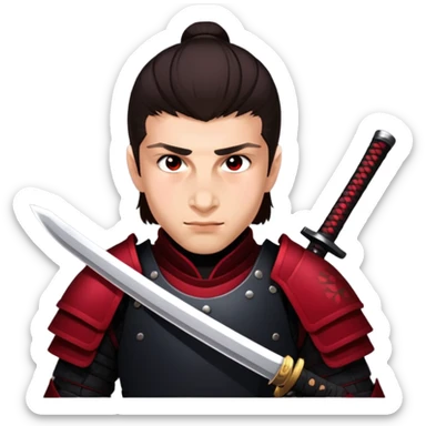 Fierce Samurai sticker