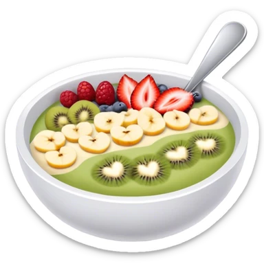 Smoothie bowl sticker