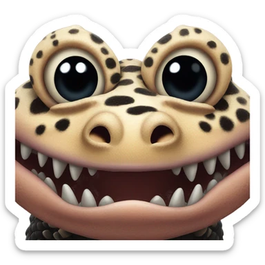 Gila Monster Face sticker