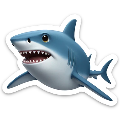 Shark with autism sticker
