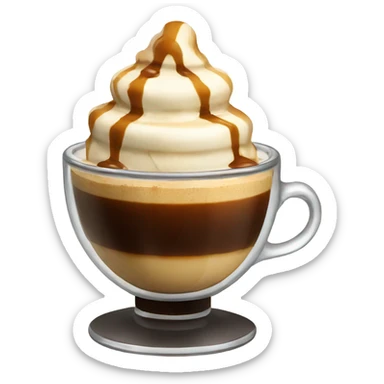 Espresso affogato sticker