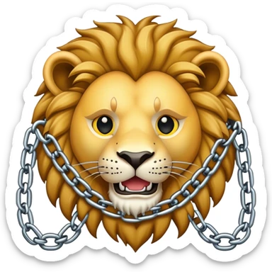 Lion Chains sticker