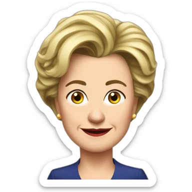 ursula von der leyen sticker