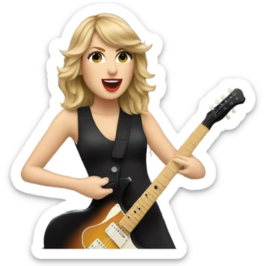 Concert with Taylor swift on the stage  sticker