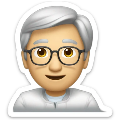 Kasym Jomart Tokayev saying "Көтіңді қыс" sticker