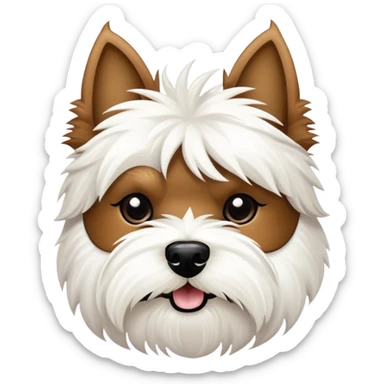 Juicy couture highland terrier logo sticker