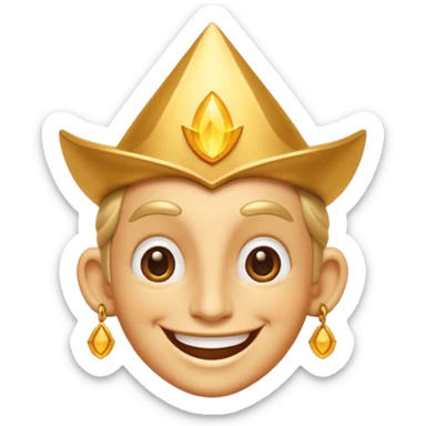 Lumiere with face sticker