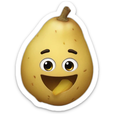 Mika bâts une patate sticker