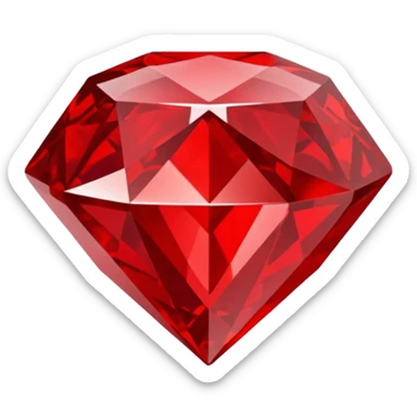 Red diamond with "RED" written on its front sticker