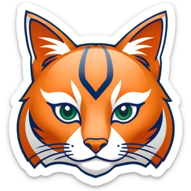 GCSU Bobcats emoji copy and paste sticker