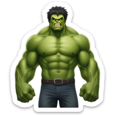 Hulk versus Wolverine sticker