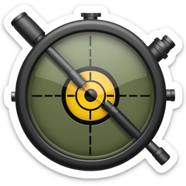 Sniper aim sticker