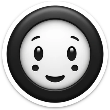 the classic fast forward emoji ⏩  in black and white sticker