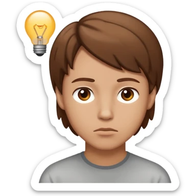 image, where developer think about something sticker