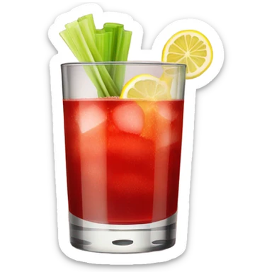 Bloody Mary drink sticker