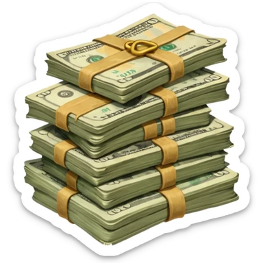 Ancient Vintage money stash  sticker