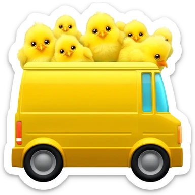 Chick Ful A Van sticker