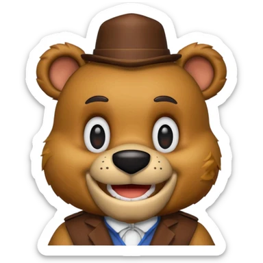 Freddy Faze bear  sticker