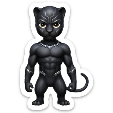 panther animal sticker