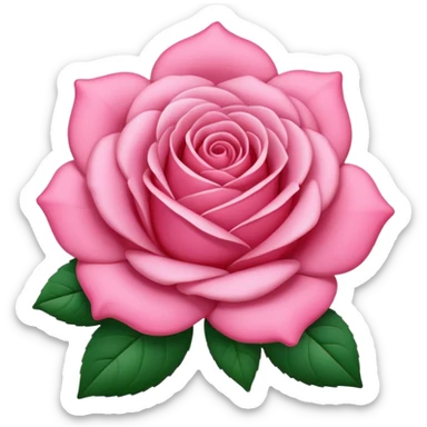 Rosa rosada sticker