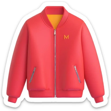 fashionable jacket sticker