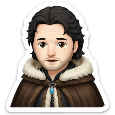 Jon snow from game of thronez sticker