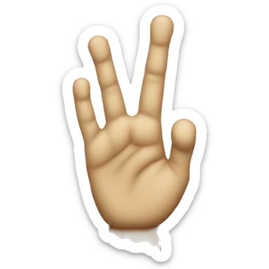 the leper king hand raise sticker