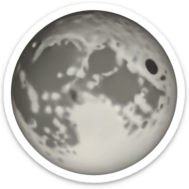 Moon symbol  sticker