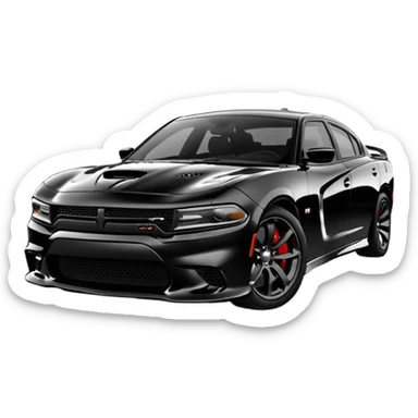 Dodge Charger SRT8 Hellcat sticker