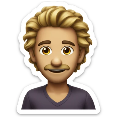 Sly mischievous  sticker