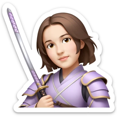 Gentle Samurai sticker