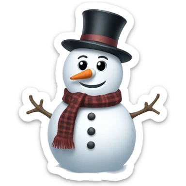 Snowman  sticker