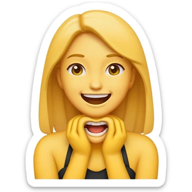 choking women emoji sticker
