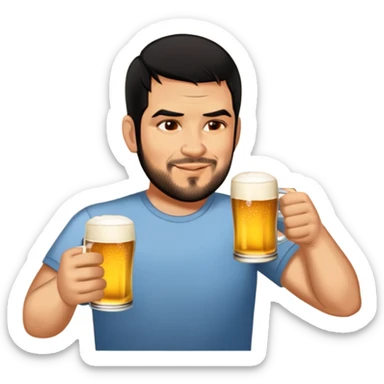 Cerveza Drinker sticker