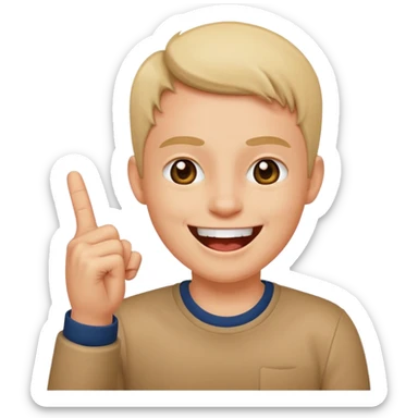 Doigt d’honneur et personne qui rigole sticker