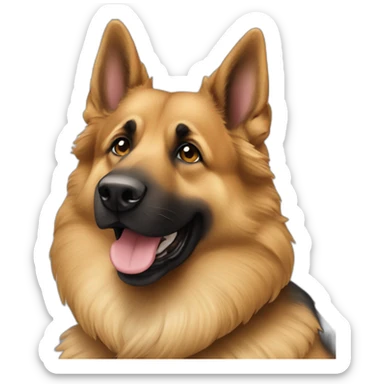 Un berger allemand sticker