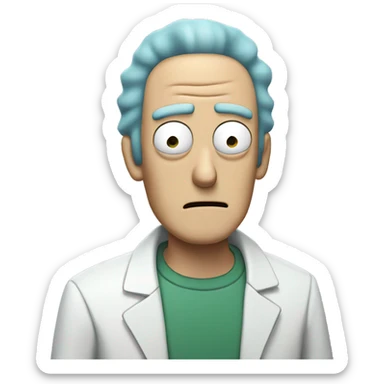 Rick and morty sticker