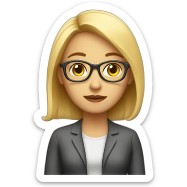 psychologist girl sticker