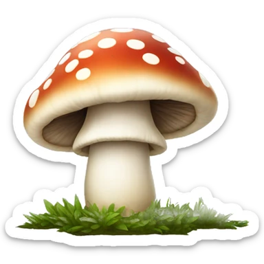 mushroom sticker