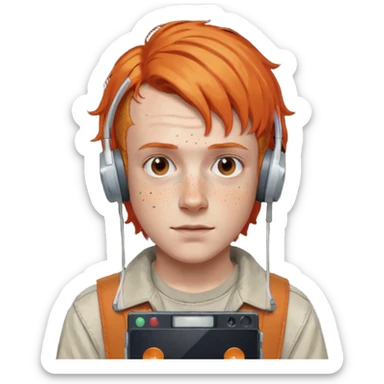 Max stanger things 4 sticker