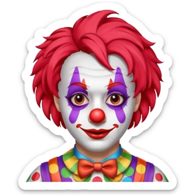 Créame al payaso alfa de Fede Vigevani sticker