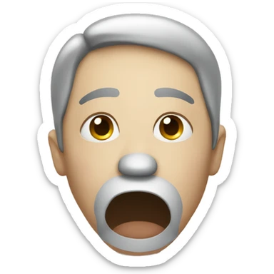 Out of breath. Allergie sticker